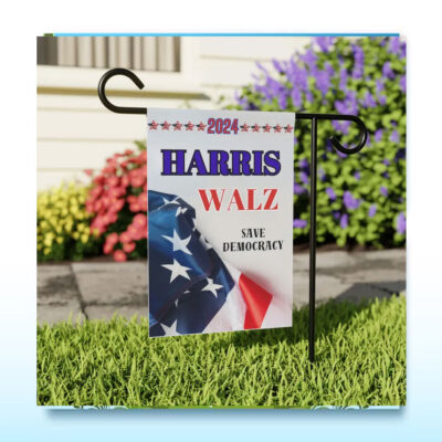 2024 Harris Walz Save Democracy Flags