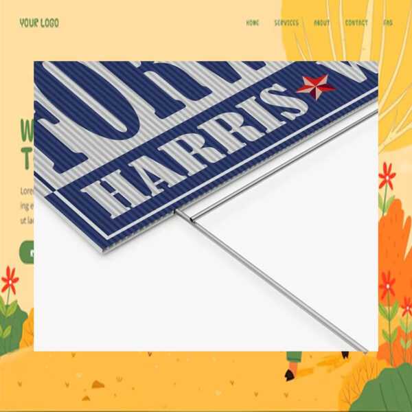 2024 Harris Walz Truth Hope Decency Forward Yard Sign