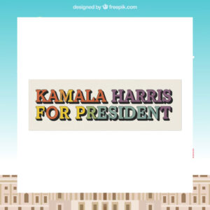 2024 Kamala Harris For President Car Magnet