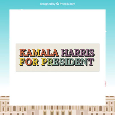 2024 Kamala Harris For President Car Magnet