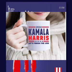 2024 Kamala Harris Let's Finish The Job Coffee Mug