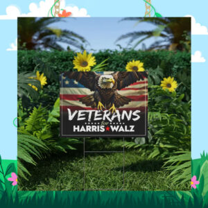2024 Veterans For Harris Walz Yard Signs