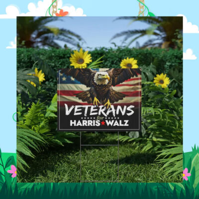 2024 Veterans For Harris Walz Yard Signs