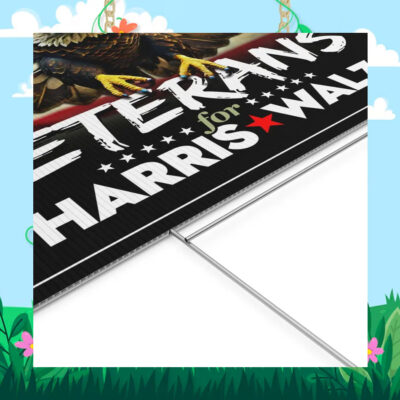 2024 Veterans For Harris Walz Yard Signs