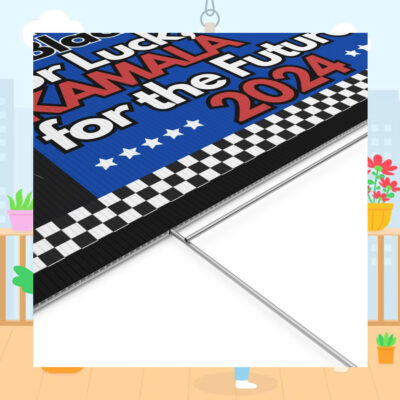 A Black Cat For Luck, Kamala For The Future 2024 Yard Signs