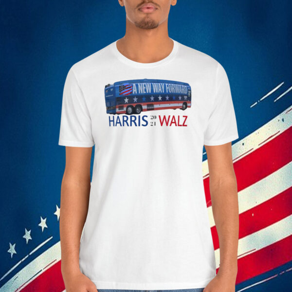 A New Way Forward Bus Harris 2024 Walz Shirt