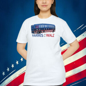 A New Way Forward Bus Harris 2024 Walz Shirt