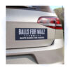 Balls For Walz White Dudes For Harris Car Magnets