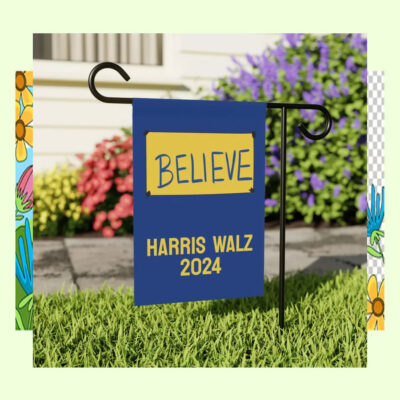 Believe Kamala Harris Walz 2024 Flag