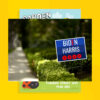 Biden Harris 24 Yard Sign