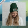 Biden Harris Embroidered Cuffed Beanie Knit Hat