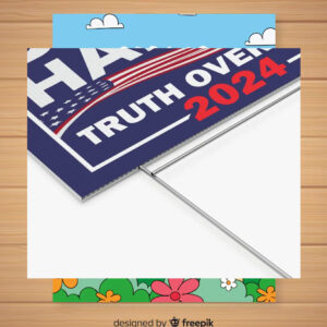 Biden Harris Truth Over Lies 2024 President Yard Sign