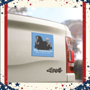Big Reputation Harris Walz 2024 Car Magnet