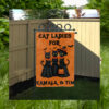 Black Cat Ladies For Kamala & Tim Flag
