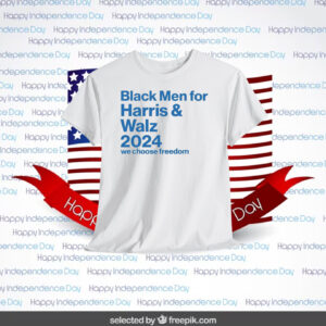 Black Men For Harris & Walz 2024 We Choose Freedom