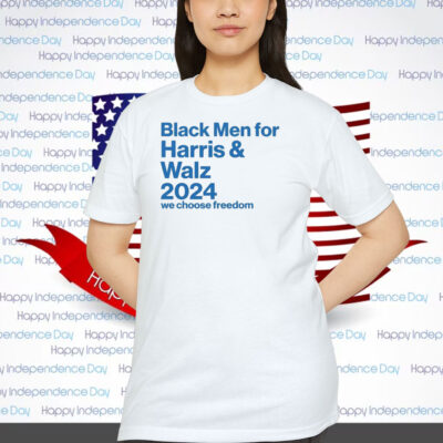 Black Men For Harris & Walz 2024 We Choose Freedom
