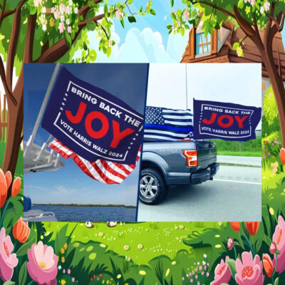 Bring Back The Joy Vote Harris Walz 2024 flags