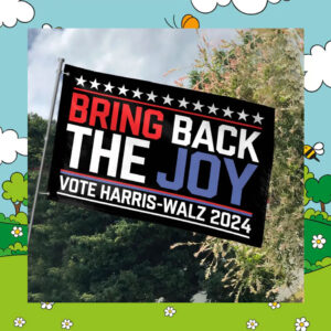 Bring Back The Joy Vote Harris Walz 24 Flag