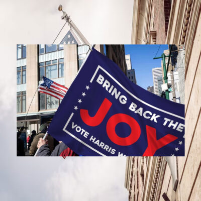 Bring Back The Joy Vote Harris Walz 24 Flags