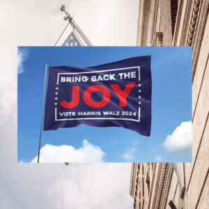 Bring Back The Joy Vote Harris Walz 24 Flags