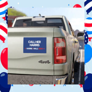 Call her Harris Walz 2024 Election Car Magnet