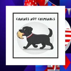 Canines Not Criminals Harris Car Magnet