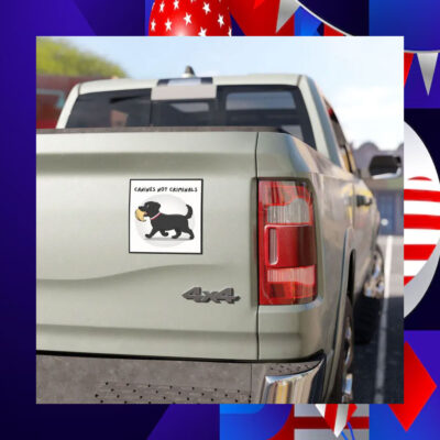 Canines Not Criminals Harris Car Magnet