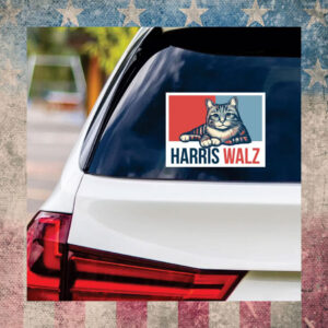 Cat Harris Walz 2024 Stickers
