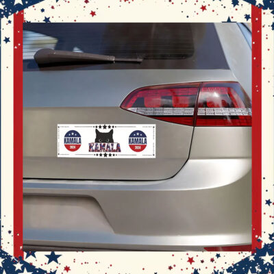 Cat Kamala 2024 Car Magnet