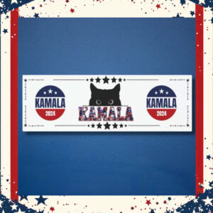 Cat Kamala 2024 Car Magnet