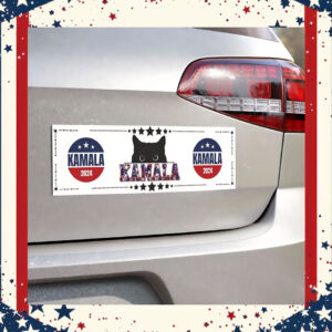 Cat Kamala 2024 Car Magnet