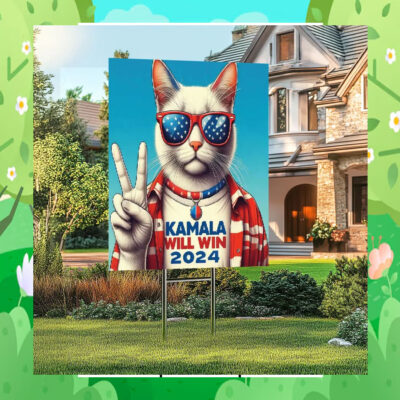 Cat Kamala Will Win 2024 Yard Signs