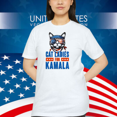 Cat Ladies For Kamala 2024 Shirt