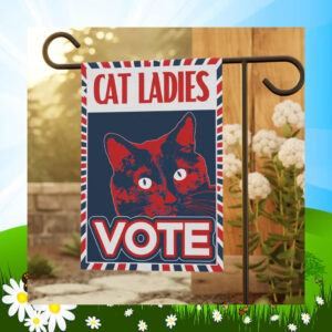 Cat Ladies Vote Kamala Harris Flag