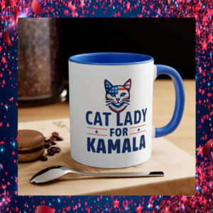 Cat Lady For Kamala President Mug