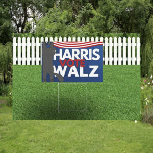 Cat Vote Harris Walz 2024 Yard Sign