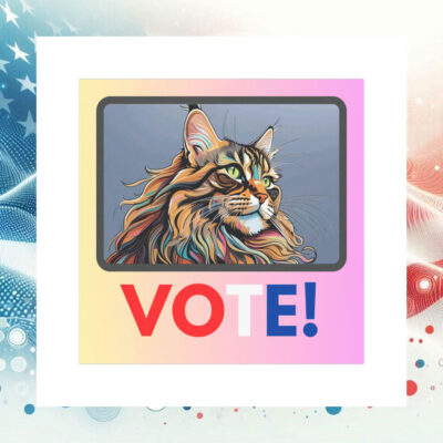 Cat Vote Kamala Harris Car Magnets
