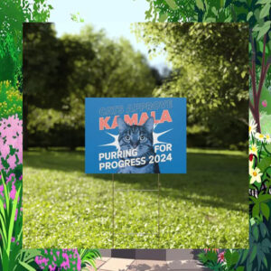 Change. Leadership. Unity. Harris Walz 2024 Yard Sign