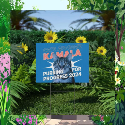 Change. Leadership. Unity. Harris Walz 2024 Yard Sign