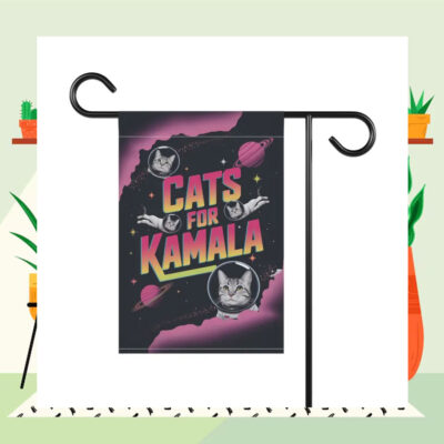 Cats For Kamala 2024 Garden Flags