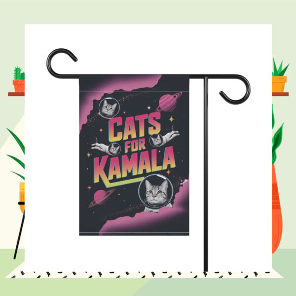 Cats For Kamala 2024 Garden Flags