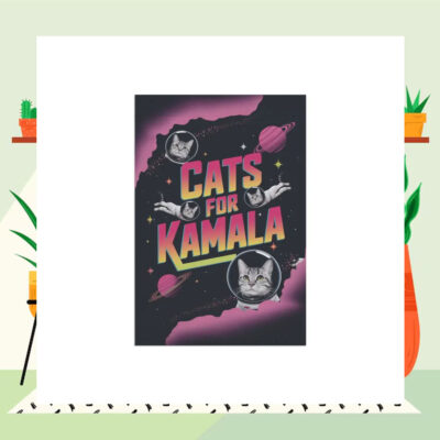 Cats For Kamala 2024 Garden Flags
