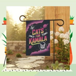 Cats For Kamala 2024 Garden Flags