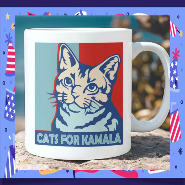 Cats For Kamala Harris Mug