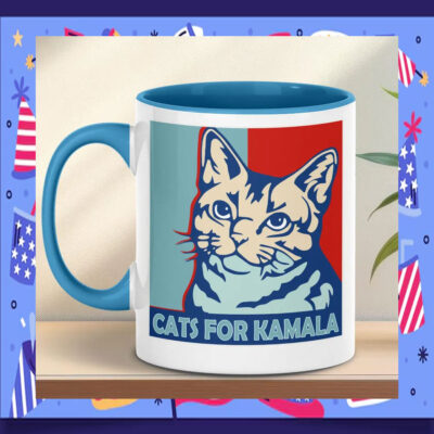Cats For Kamala Harris Mug