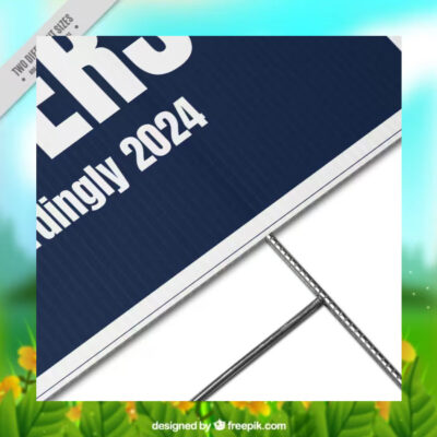 Character Matters Vote Accordingly Kamala Harris Yard Sign