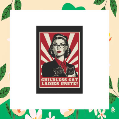 Childless Cat Ladies Unite For Kamala Harris Flags