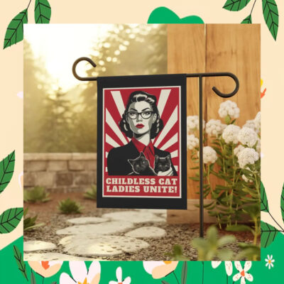 Childless Cat Ladies Unite For Kamala Harris Flags