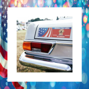 Childless Dog Ladies For Kamala Car Magnet