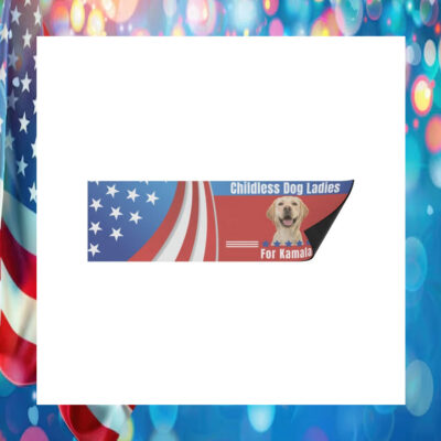 Childless Dog Ladies For Kamala Car Magnet